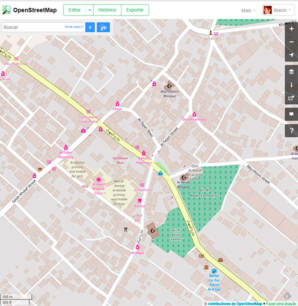 Faixa de Gaza - OpenStreetMap